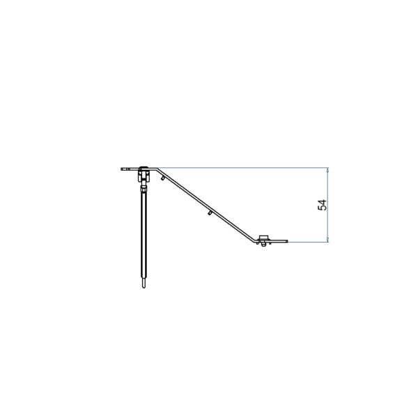 Produktbild UBD 130 190  -  Steckdoseneinsatz mit 2x 45x45- und 2x MH-Ausschnitten, leer